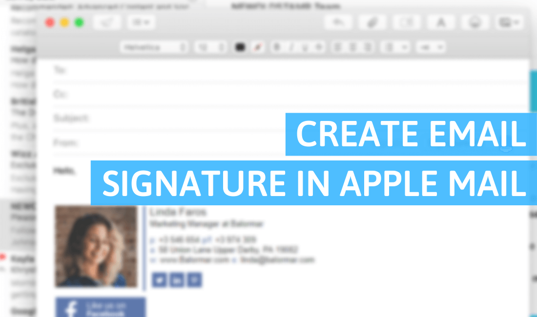 create email signature for mac mail